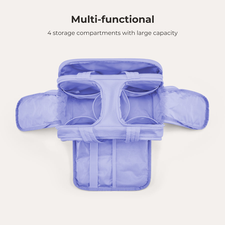 Zora Spacesaver 4-in-1 Puffy Multi-Functional Toiletry Bag