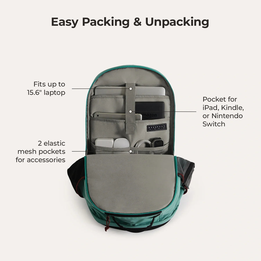 Focus 26L Upright School Laptop Backpack