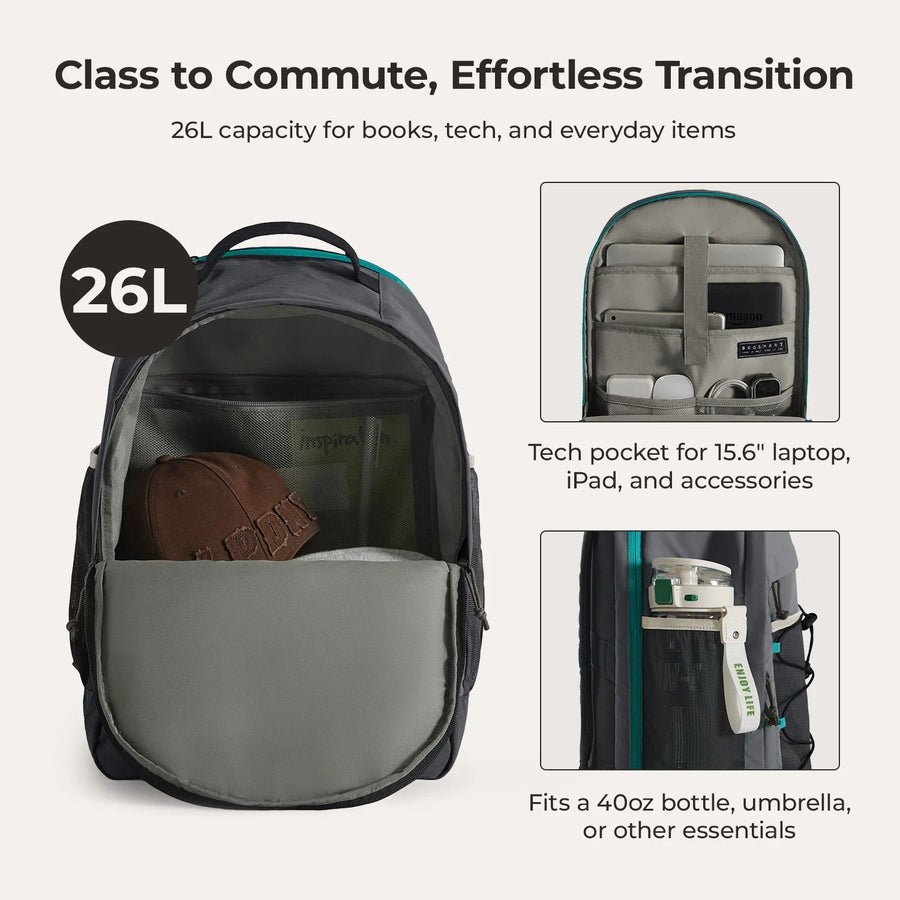 Focus 26L Upright School Laptop Backpack