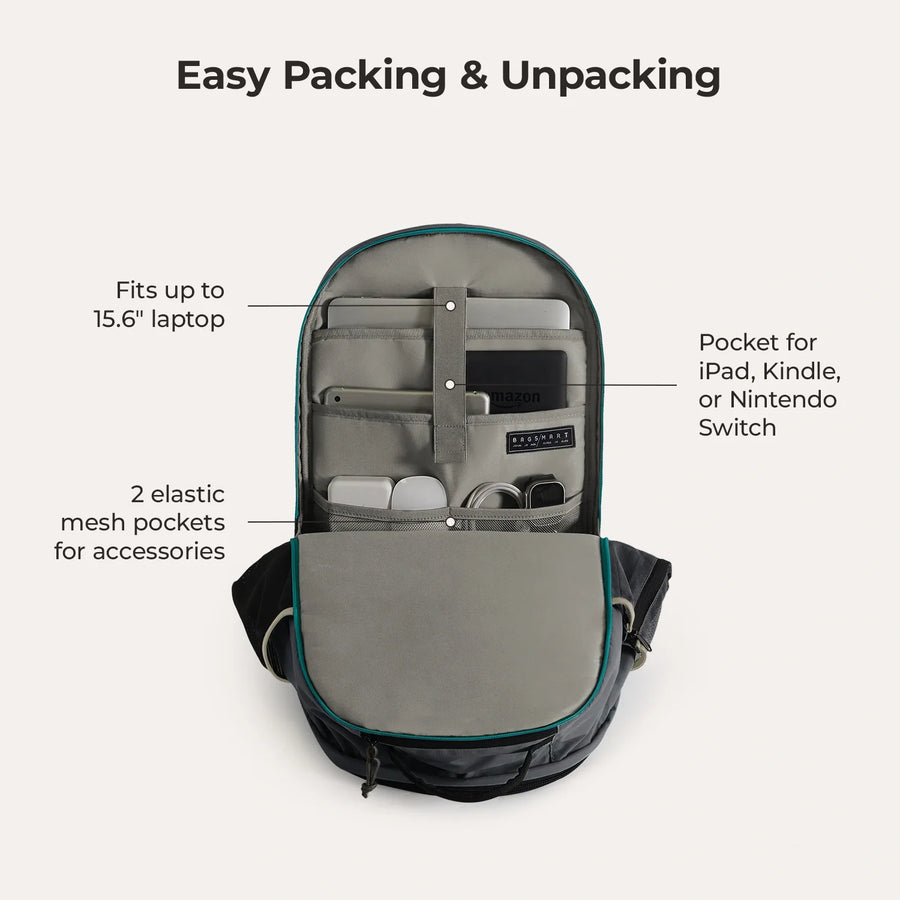 Focus 26L Upright School Laptop Backpack