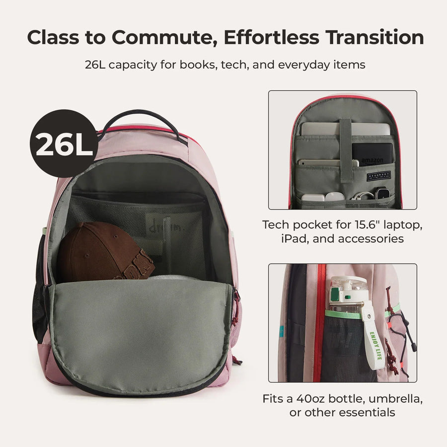 Focus 26L Upright School Laptop Backpack