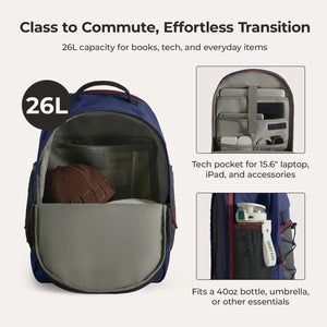 Focus 15.6" Laptop Backpack