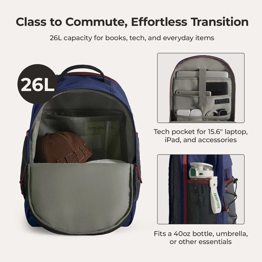 Focus 26L Upright School Laptop Backpack