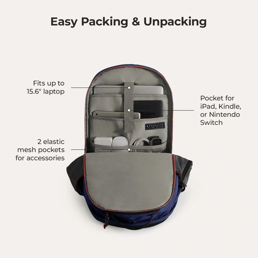Focus 26L Upright School Laptop Backpack