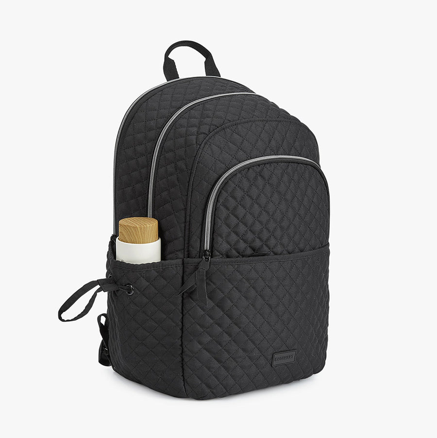 The Wanderland Quilted Lightweight 15.6 Inch School Laptop Backpack-Bagsmart