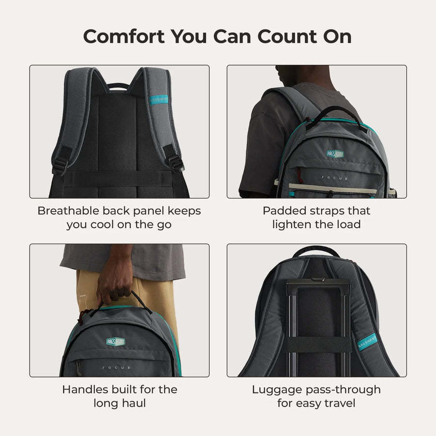 Focus 26L Upright School Laptop Backpack