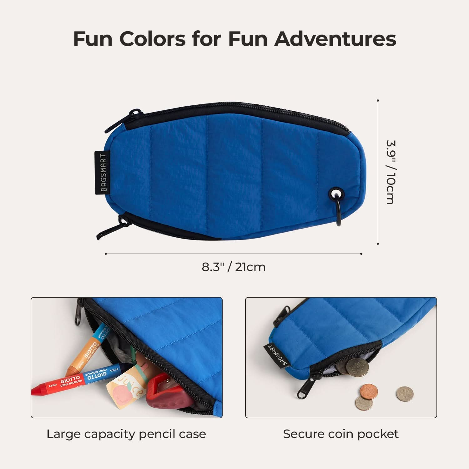 Sac à dos pour enfants Walker Featherlight Color Block 14L avec trousse 