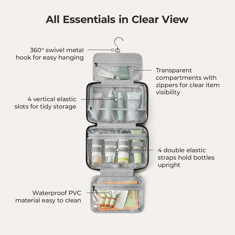 best travel hanging toiletry bag Paz Hanging Travel Toiletry Bag