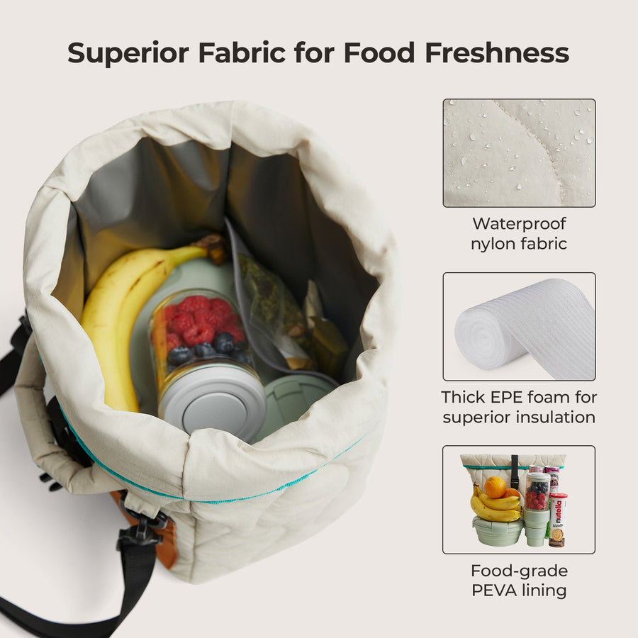 Paz Roll Top Lunch Bag