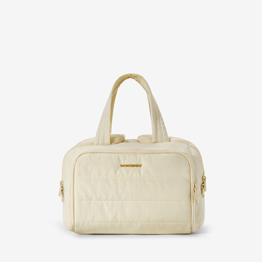 Best hanging toiletry bag with 4-in-1 Puffy Multi-Functional-Beige