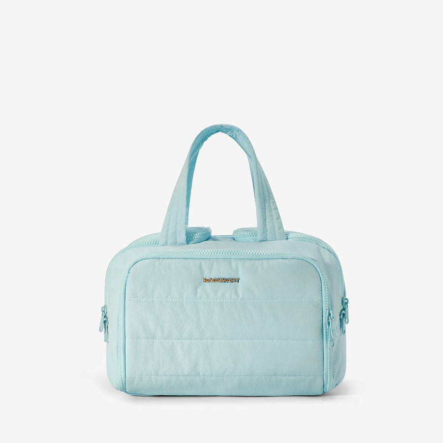 Hanging travel toiletry bag 4-in-1 Puffy Multi-Functional-Light Blue