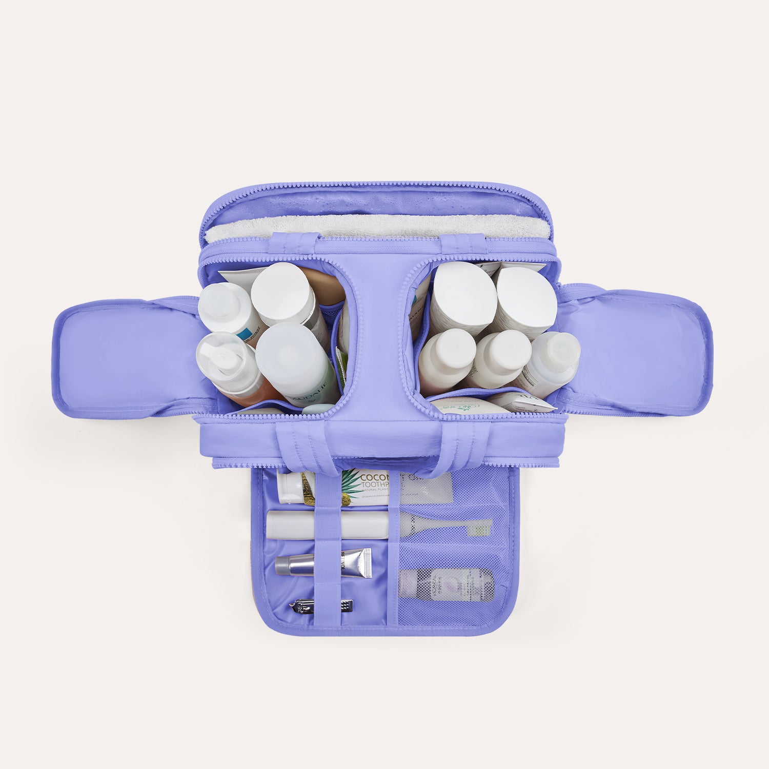 Zora Spacesaver 4-in-1 Puffy Multi-Functional Toiletry Bag