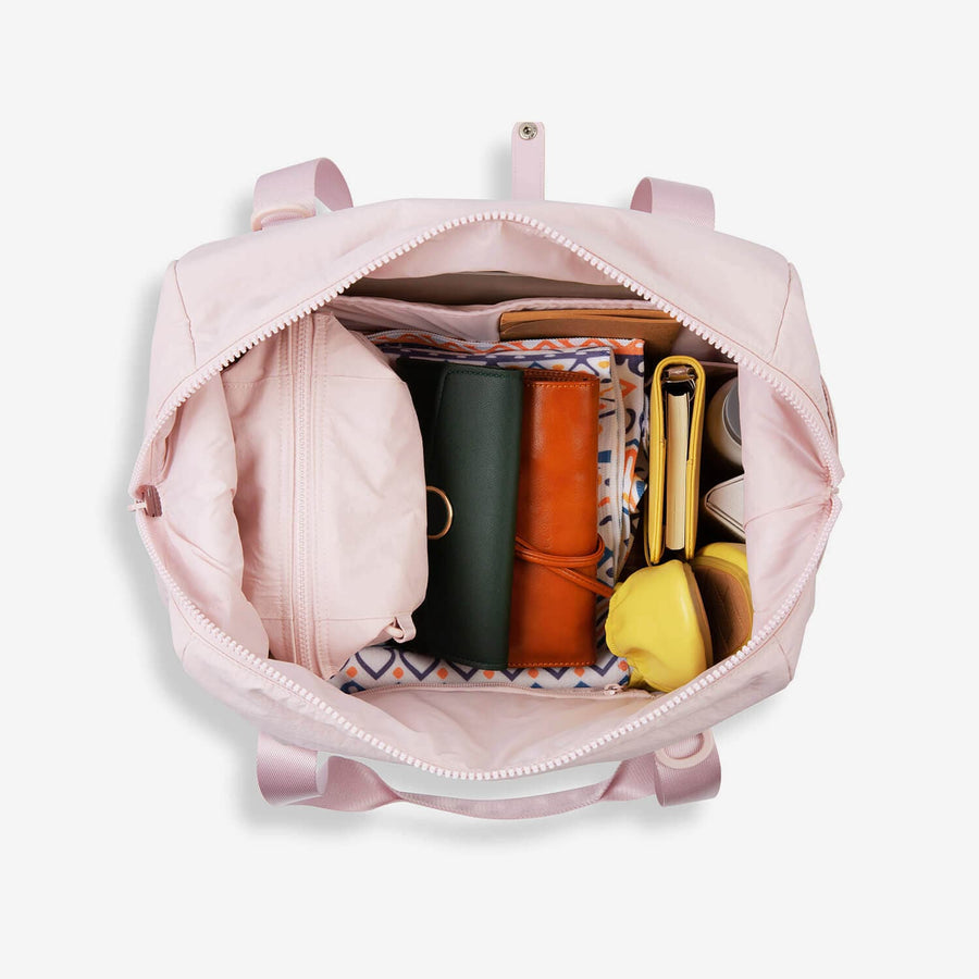 Zoraesque Travel Pink Large Weekender Bag for Women for What Fits in Gym Bag-Bagsmart