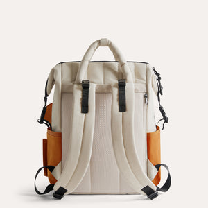 best baby backpack diaper bag tangerine