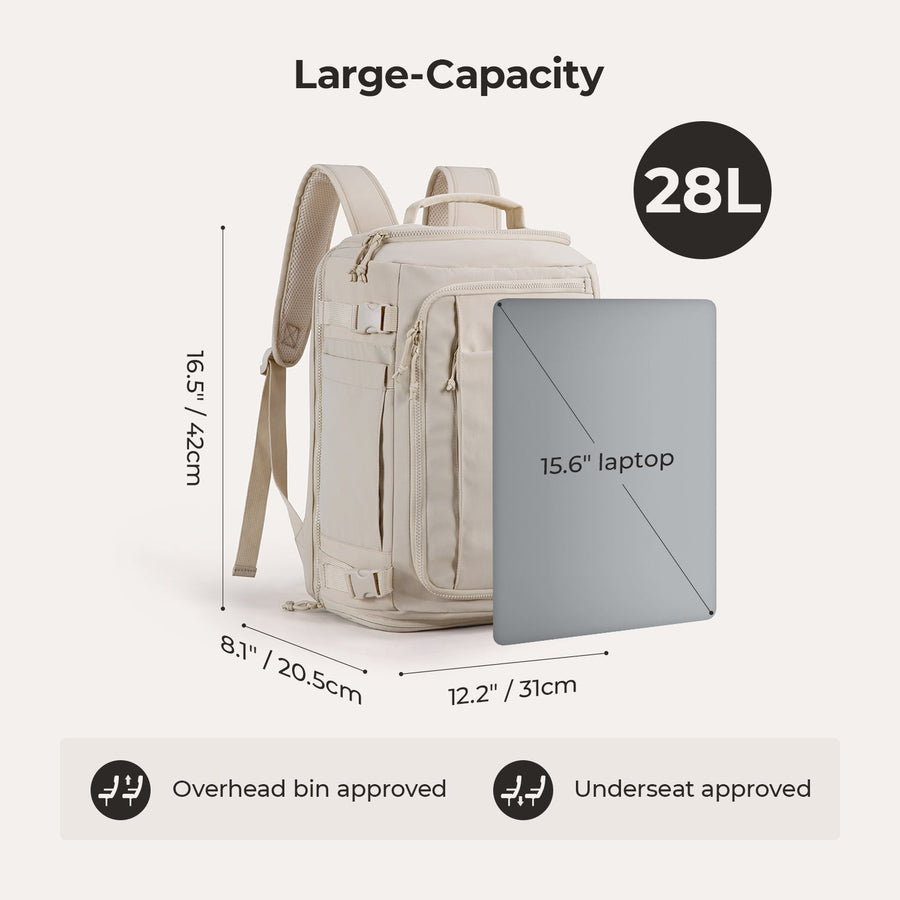 best_backpack_15.6_inch_beige