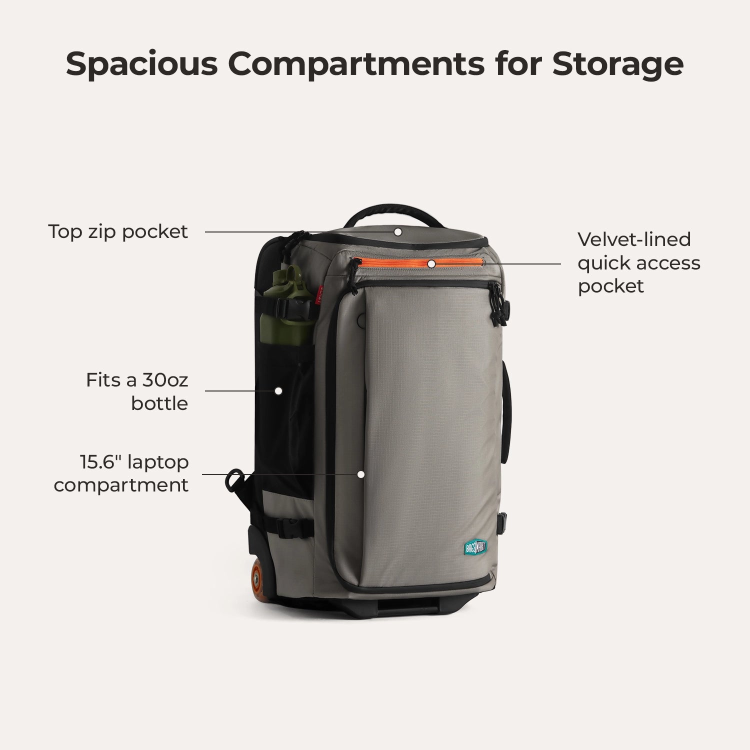 Blast 43L Roller Backpack