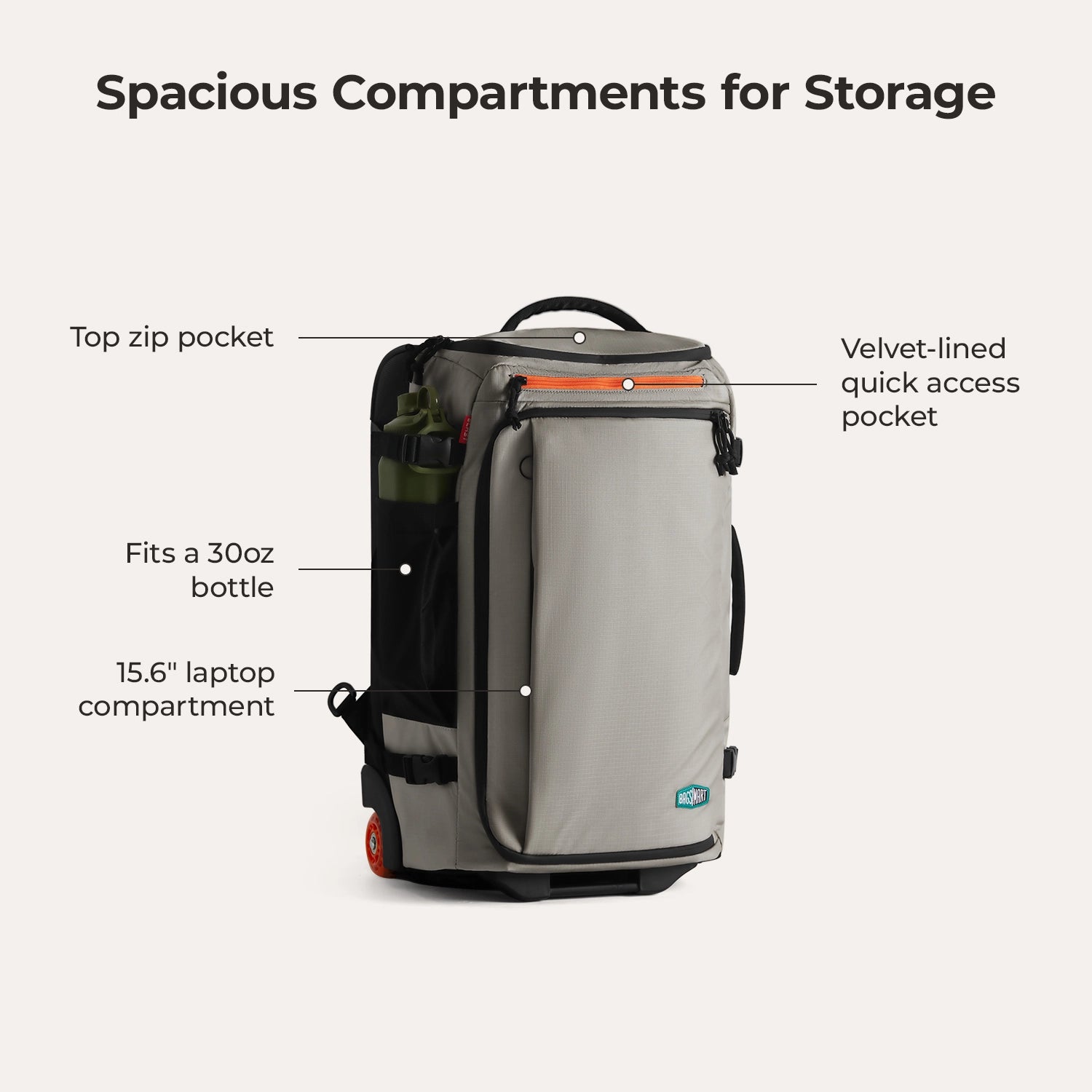 Blast 43L Roller Backpack