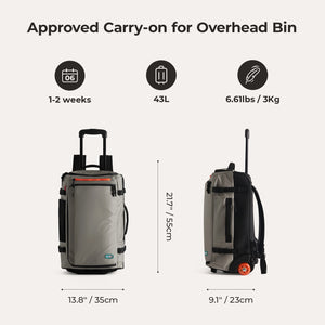 Blast 43L Roller Backpack