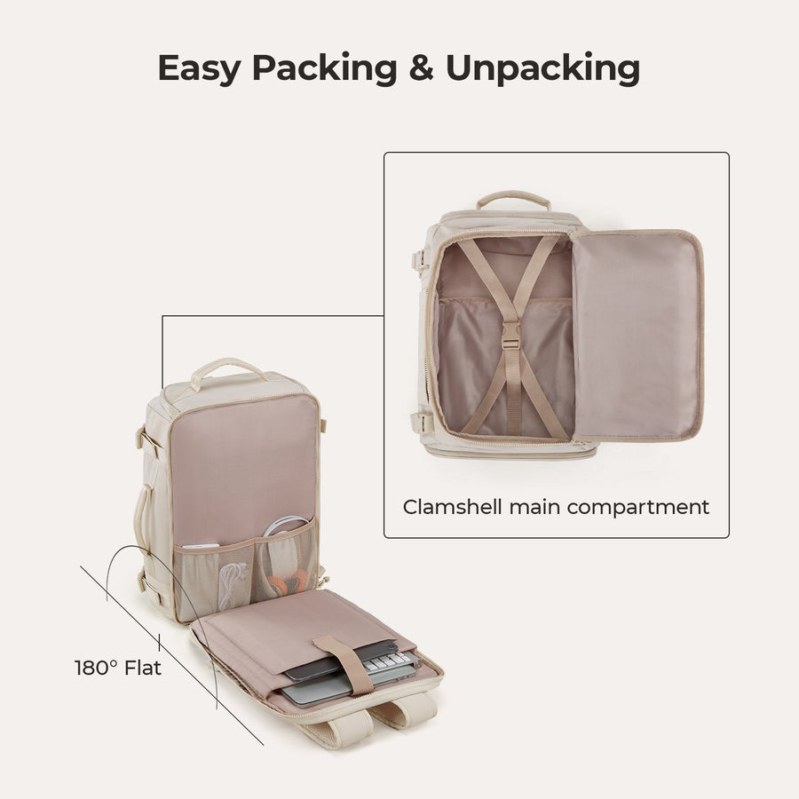 clamshell-style_opening_30l_travel_backpack_beige