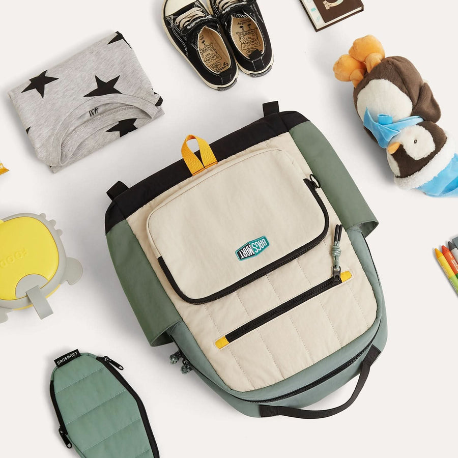 kids backpacks large celadon