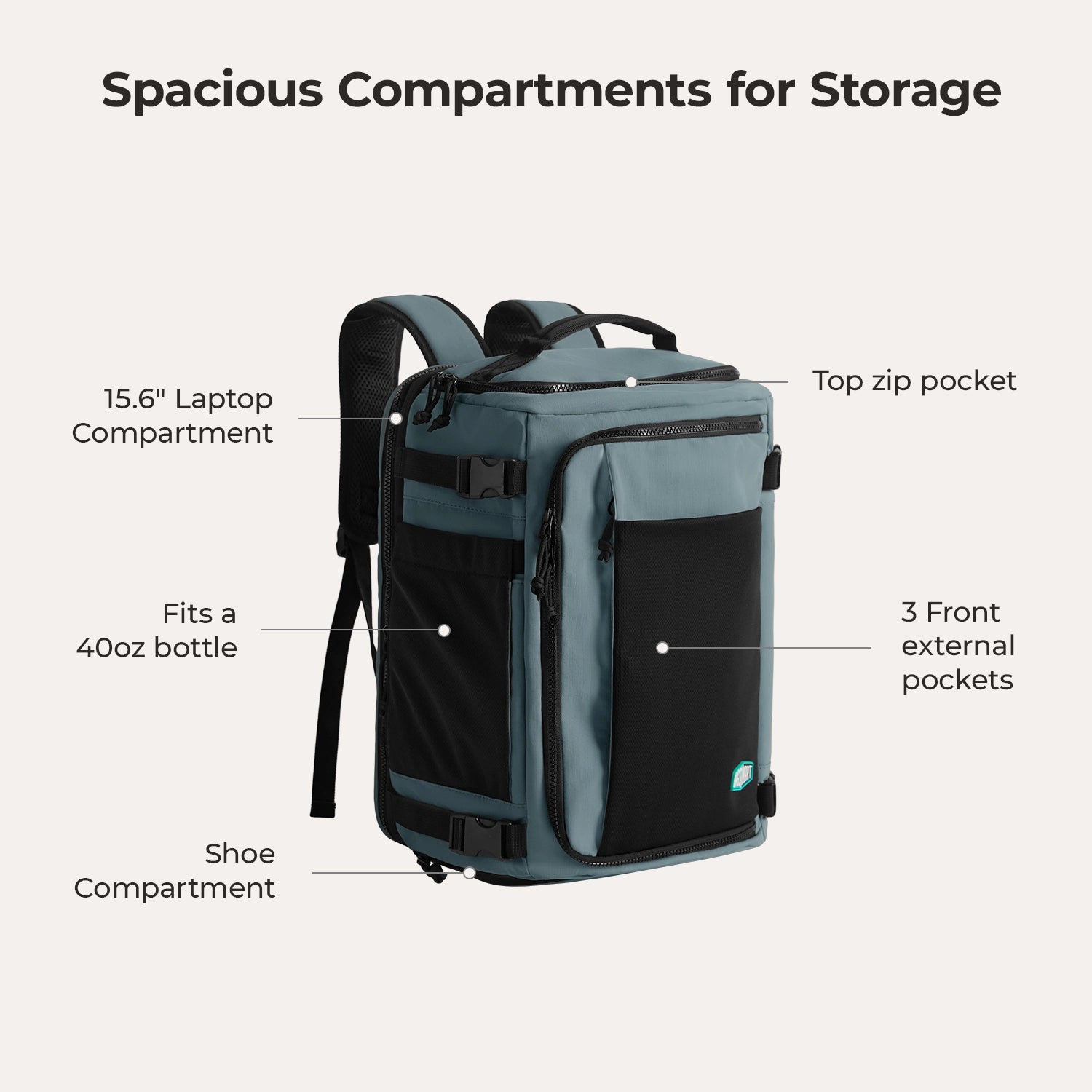 Blast Mesh Travel Backpack