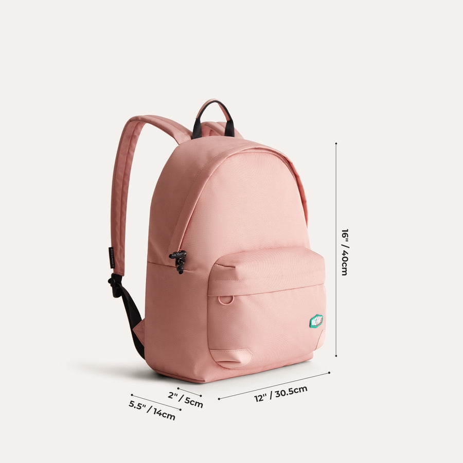 pink campus backpack