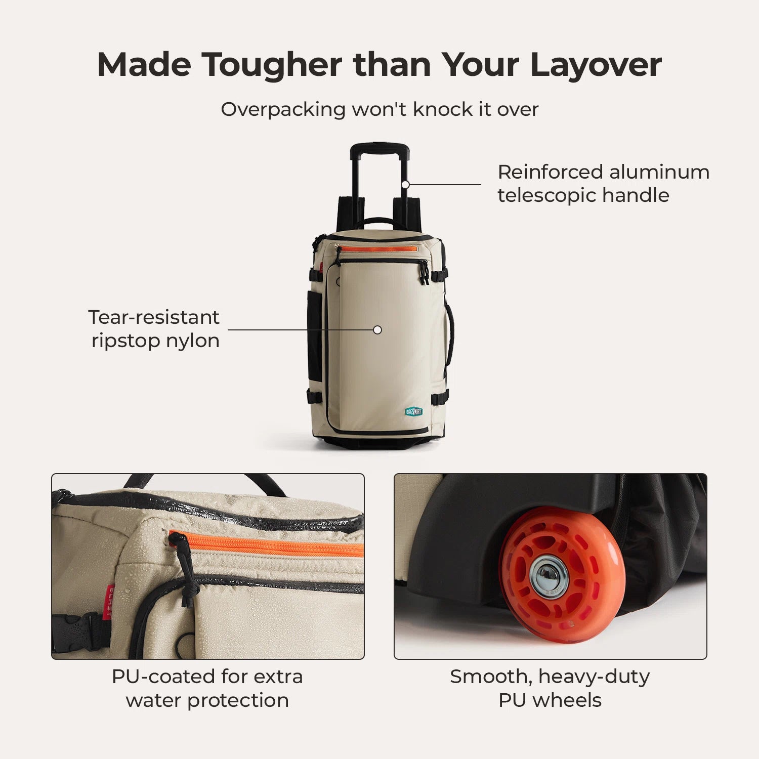Blast 43L Roller Backpack