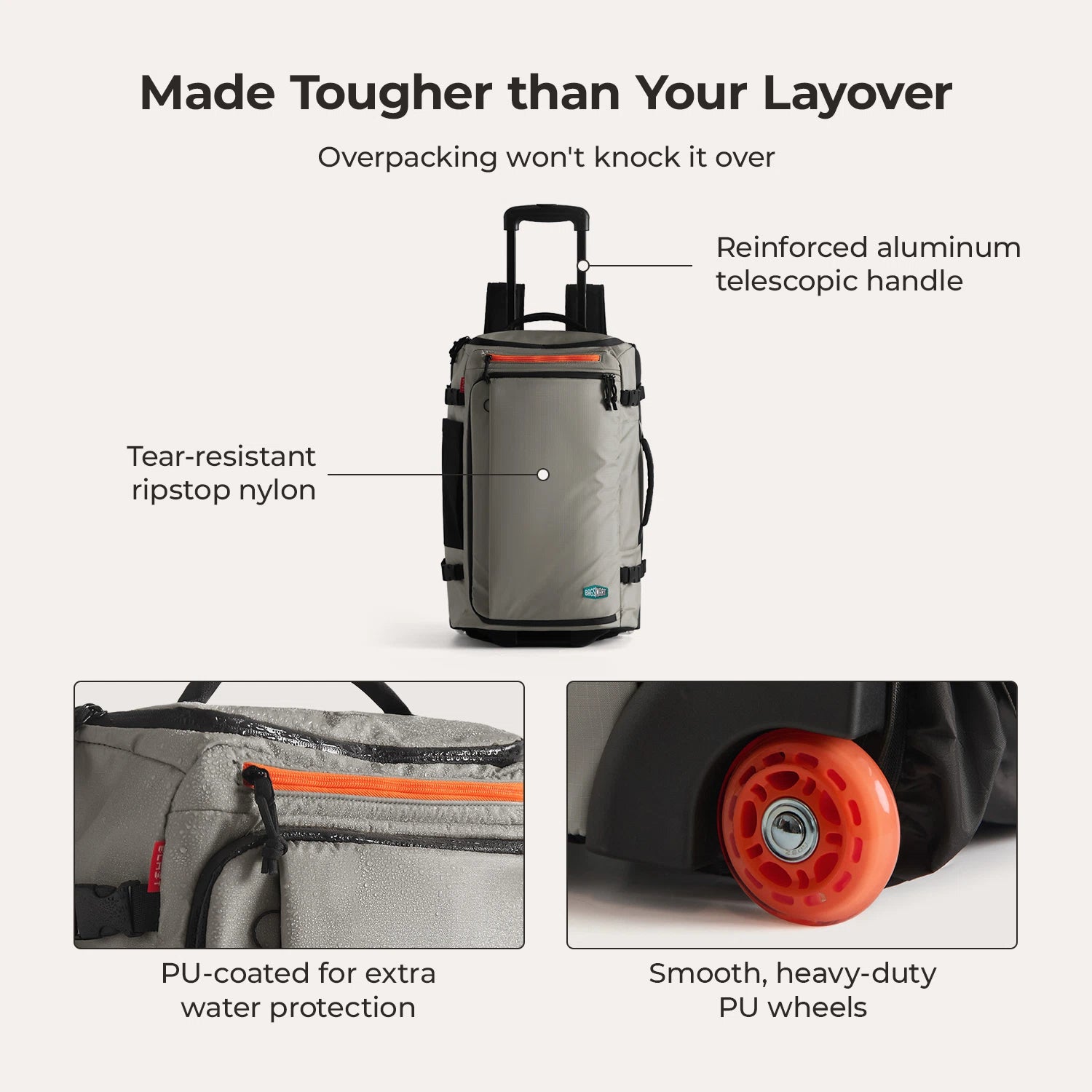 Blast 43L Roller Backpack