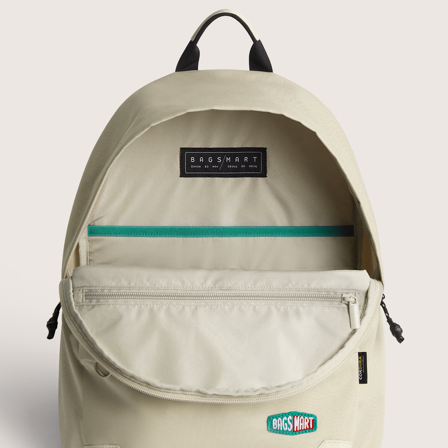 travel laptop backpack Beige